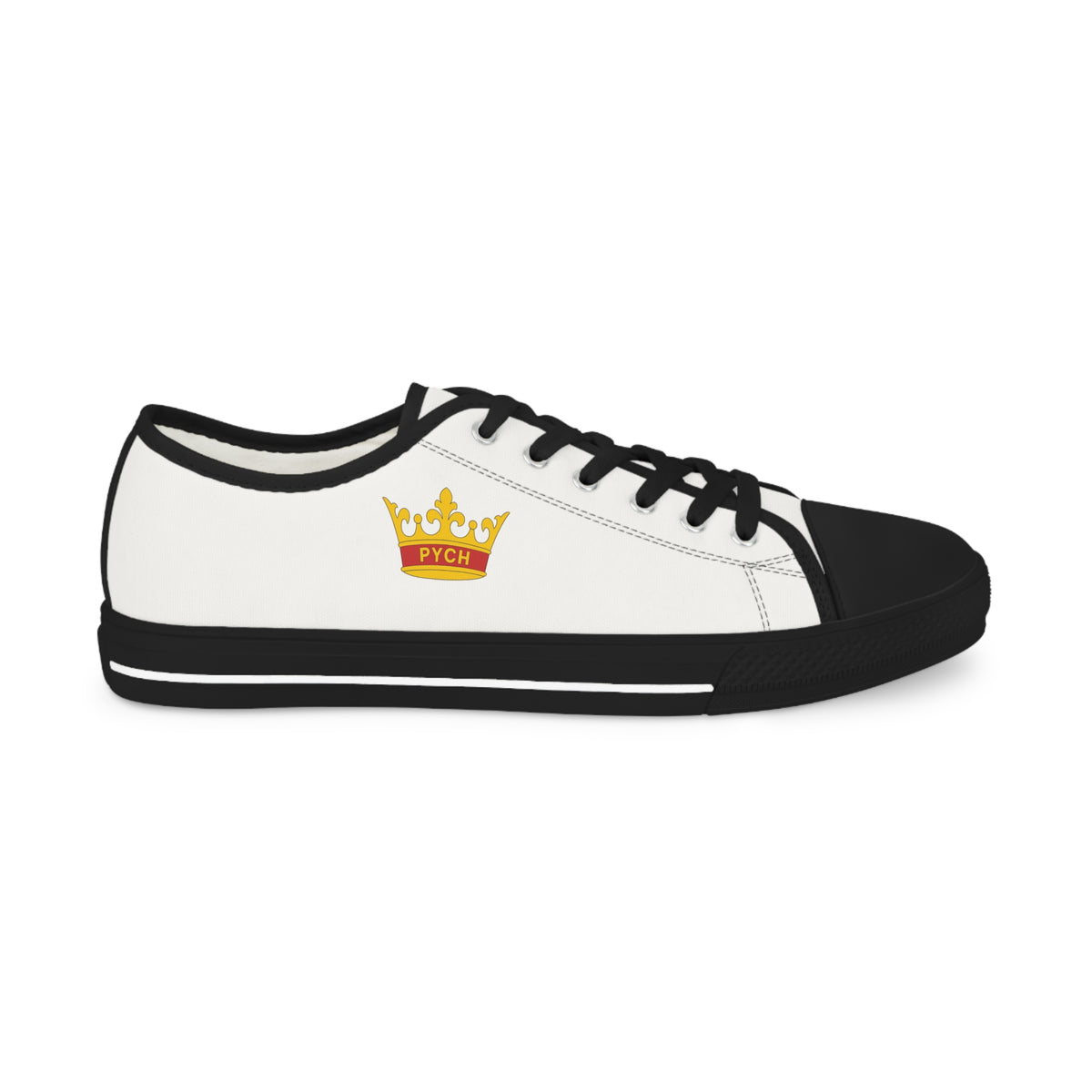 PYCH Sneaker - Low Top Sneaker Black & White - Bricks Masons
