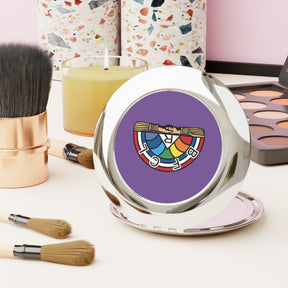 International Order of The Rainbow For Girls Compact Mirror - Rainbow Emblem