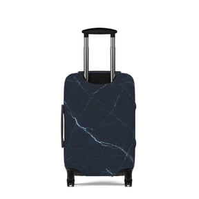 Master Mason Blue Lodge Luggage Cover - Silver Square & Compasses with G Emblem
