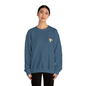 OES Sweatshirt - Crewneck Embroidered Emblem - Bricks Masons
