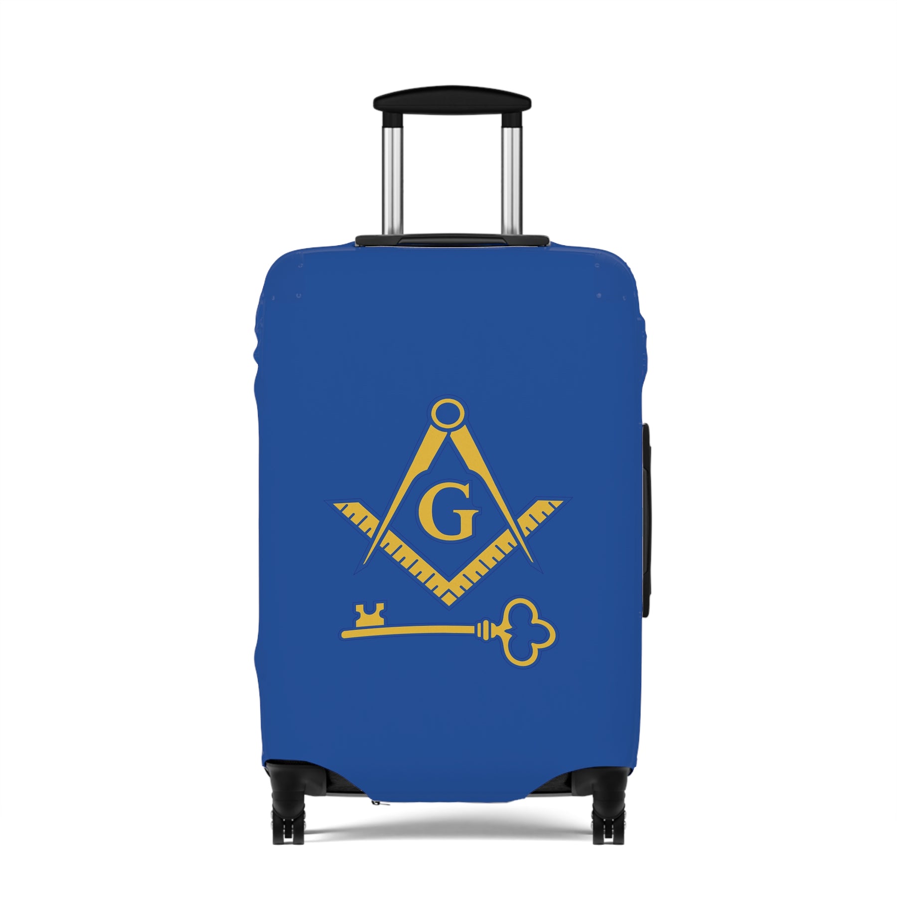 International Masons Luggage Cover - Square & Compass G with Key Emblem