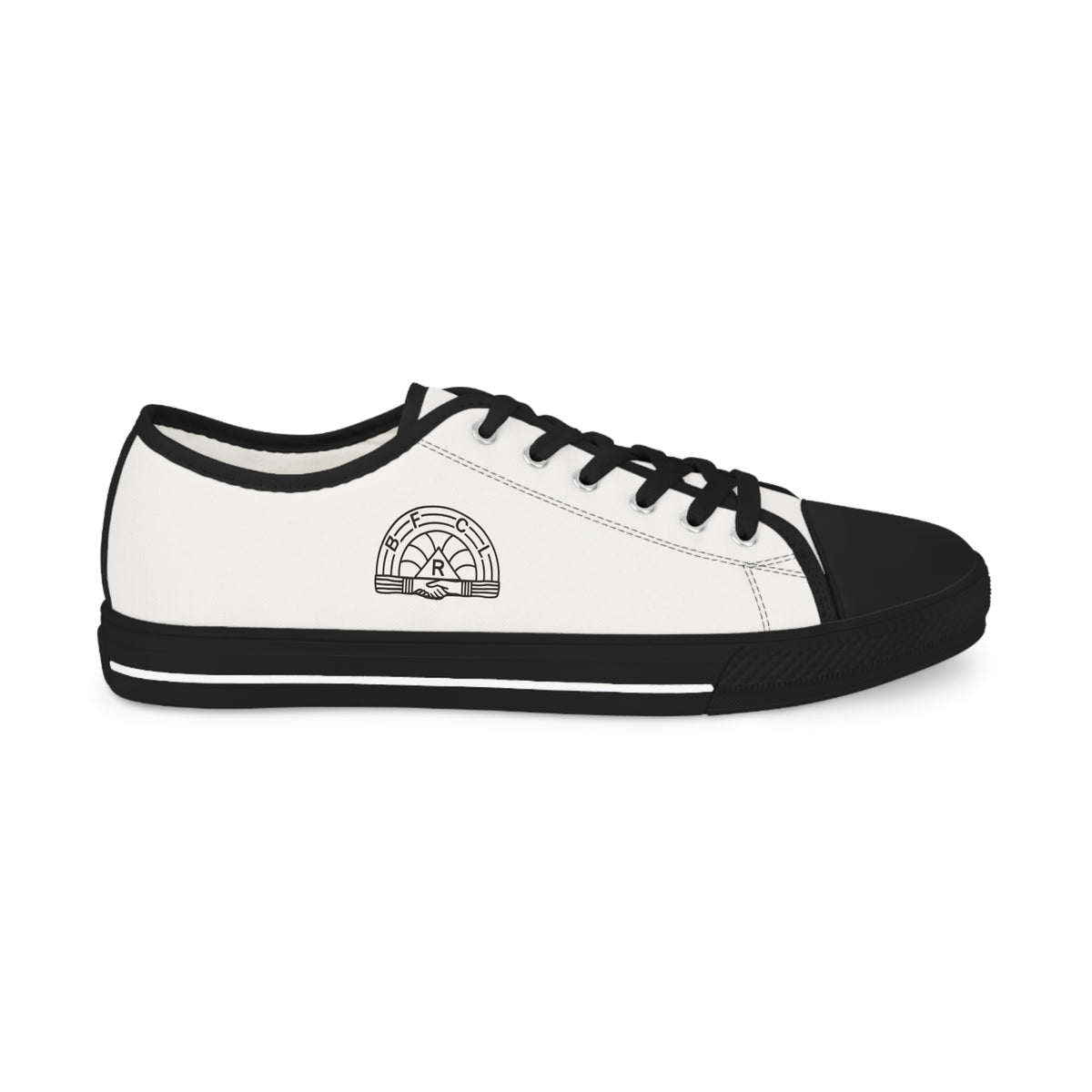 International Order Rainbow For Girls Sneaker - Low Top Sneaker Black & White - Bricks Masons