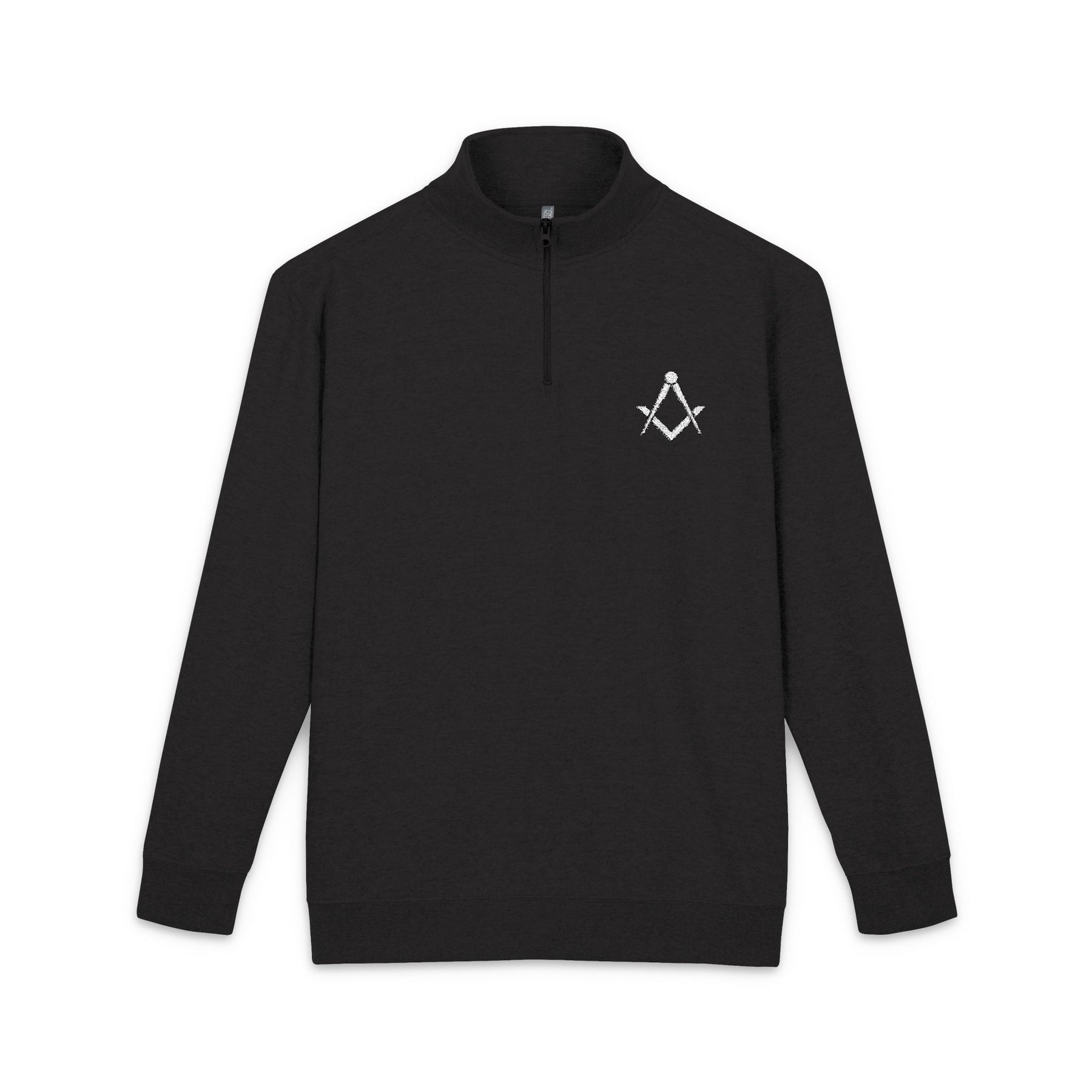 Master Mason Blue Lodge Sweatshirt - Silver Square & Compasses Embroidery - Bricks Masons