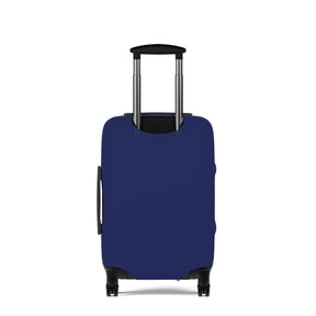 Master Mason Blue Lodge Luggage Cover - Blue with Silver Square & Compasses Emblem