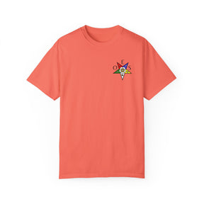 OES T-Shirt - Garment-Dyed Tee OES Star Various Colors - Bricks Masons