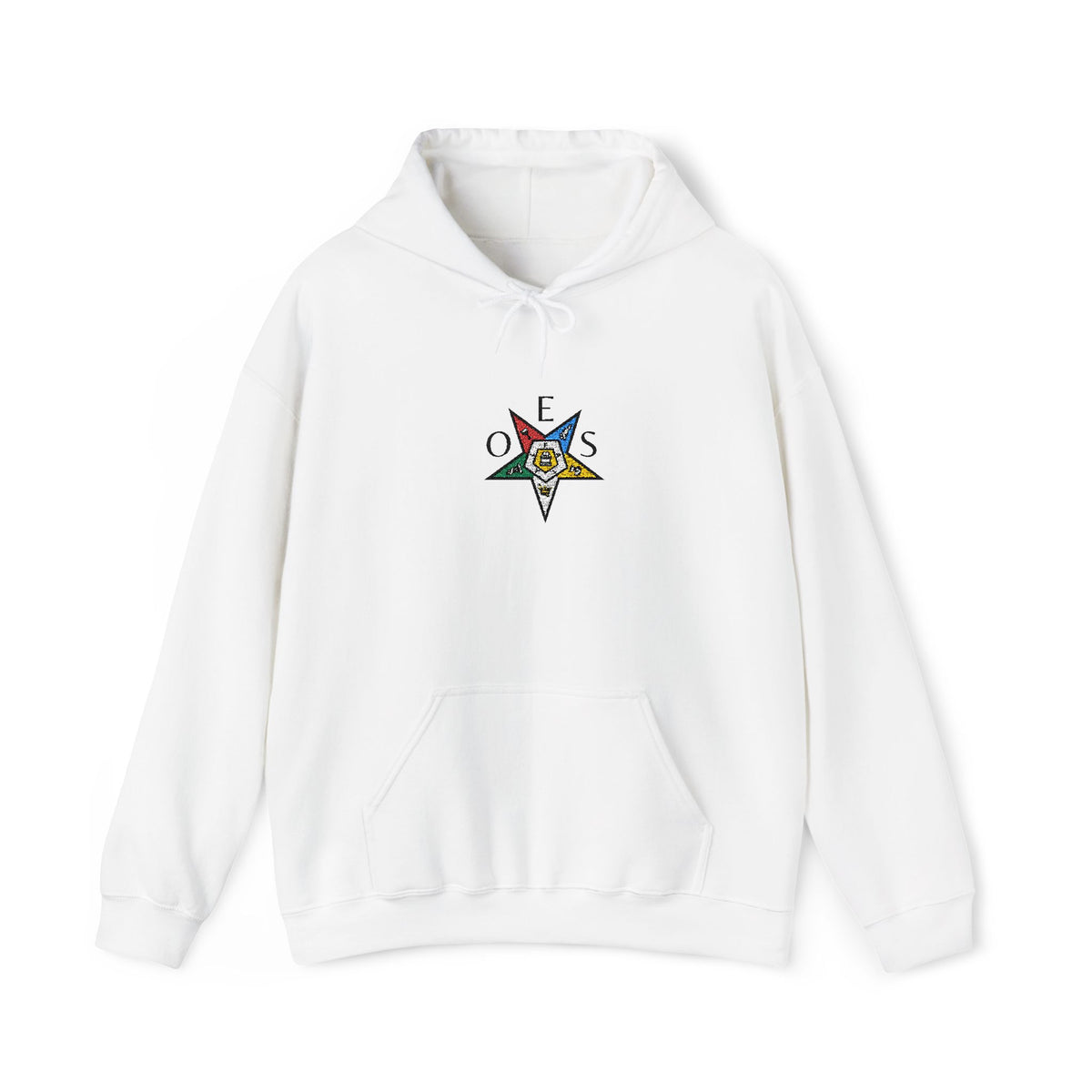 OES Hoodie - Soft Cotton Poly Blend Embroidered Chest - Bricks Masons