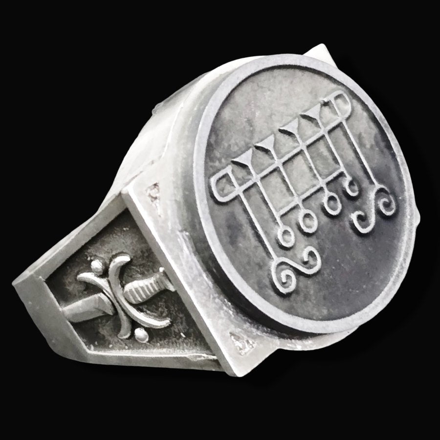 Ancient Israel Ring - Key of Solomon DUKE GUSION - Bricks Masons