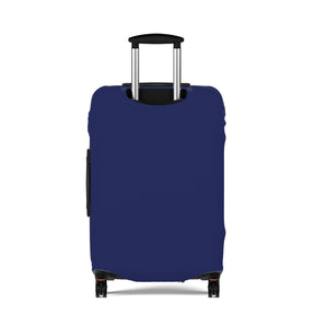 Master Mason Blue Lodge Luggage Cover - Blue with Silver Square & Compasses Emblem