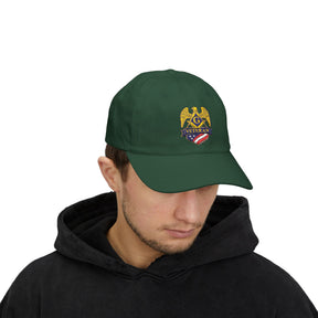 Master Mason Blue Lodge Baseball Cap - Embroidered Veteran Mason Dad Cap - Bricks Masons