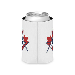 Master Mason Blue Lodge Canada Jurisdiction Can Cooler - Maple Leaf Canada Mason - Bricks Masons