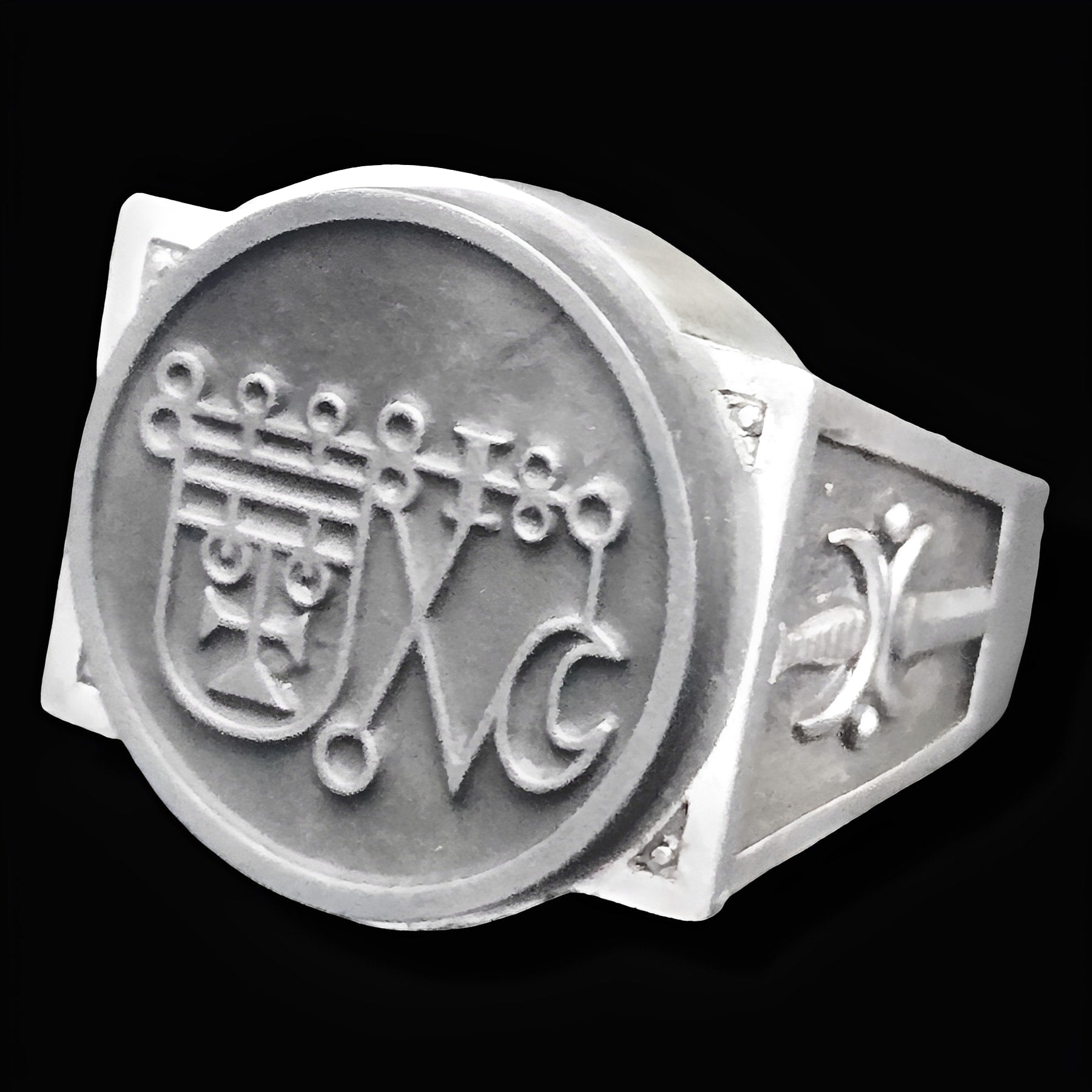 Ancient Israel Ring - Key of Solomon DUKE BATHIN BOTIS - Bricks Masons
