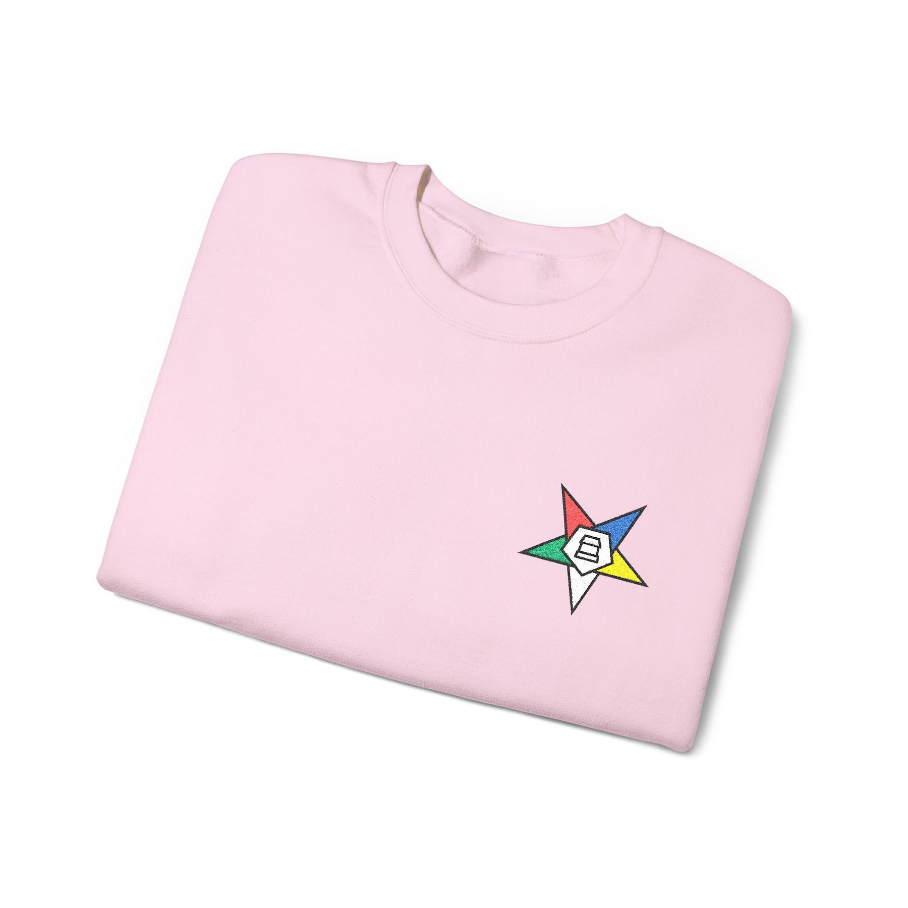 OES Sweatshirt - Crewneck Embroidered Emblem - Bricks Masons