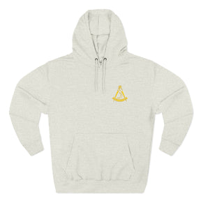 District Deputy Grand Master Blue Lodge Hoodie - Signature Front Emblem - Bricks Masons