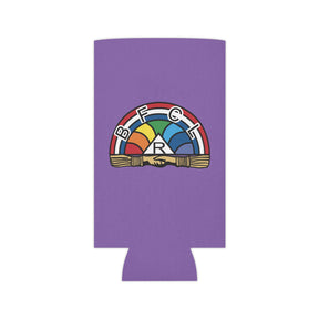 International Order of The Rainbow For Girls Can Cooler - Purple With Colorful Emblem - Bricks Masons