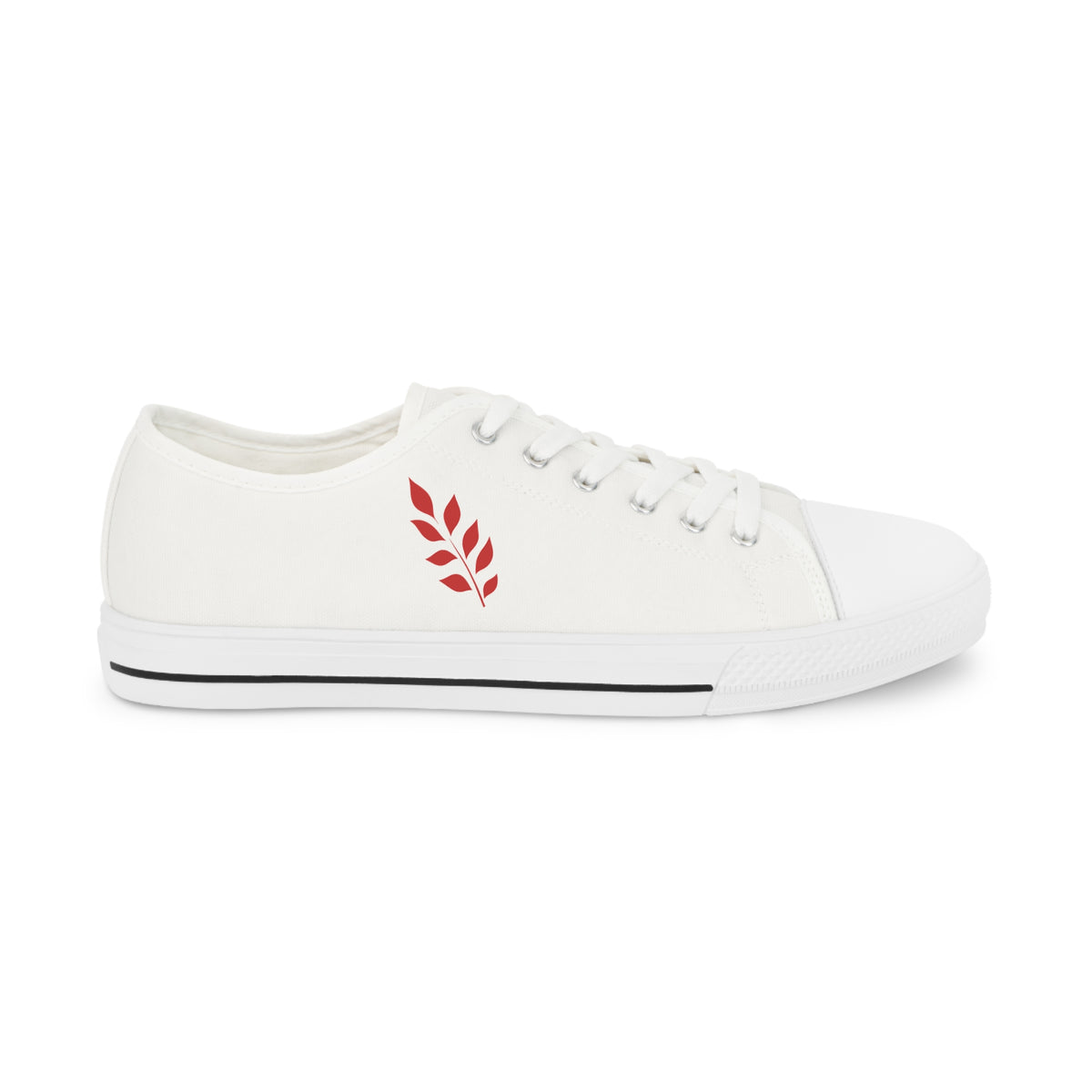 Red Branch of Eri Sneaker - Low Top Sneaker Black & White Gold Red Branch - Bricks Masons