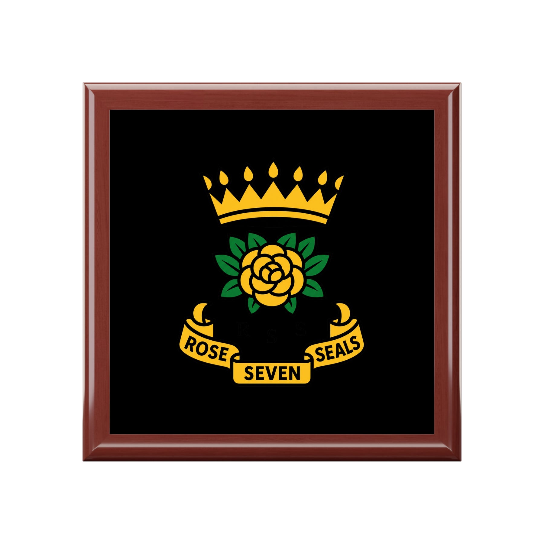 Rose of Seven Seals Jewelry Box - Royal Rose Emblem