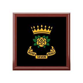 Rose of Seven Seals Jewelry Box - Royal Rose Emblem