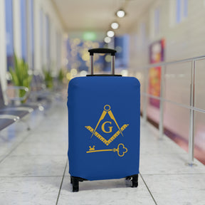 International Masons Luggage Cover - Square & Compass G with Key Emblem