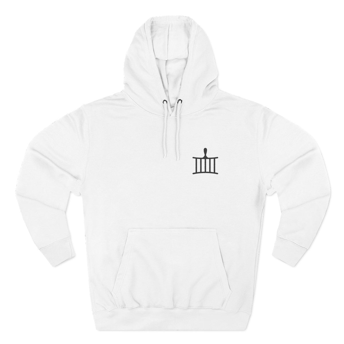 St. Lawrence The Martyr Hoodie - Stitched Front Insignia - Bricks Masons