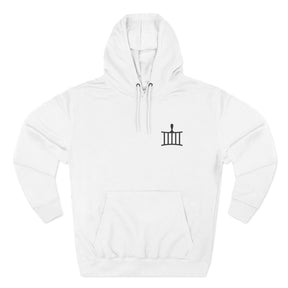St. Lawrence The Martyr Hoodie - Stitched Front Insignia - Bricks Masons