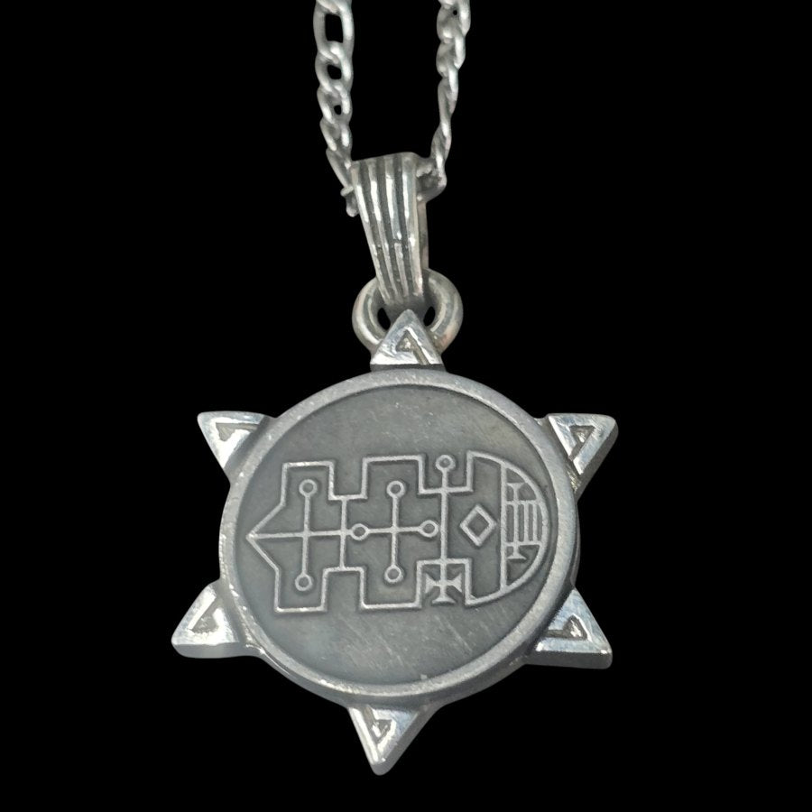 I swore Demon 40 COUNT RAUM and Secret Seal of Solomon 72 Demons Lesser Key of Solomon Goetia In Silver 3 x 2.5 cm 12 Gr Art 1899 - Bricks Masons