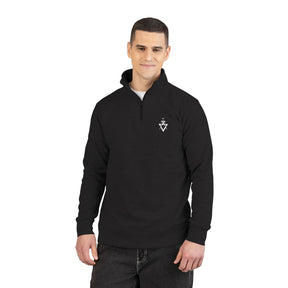 Allied Masonic Degrees Sweatshirt - White AMD Emblem Embroidery - Bricks Masons
