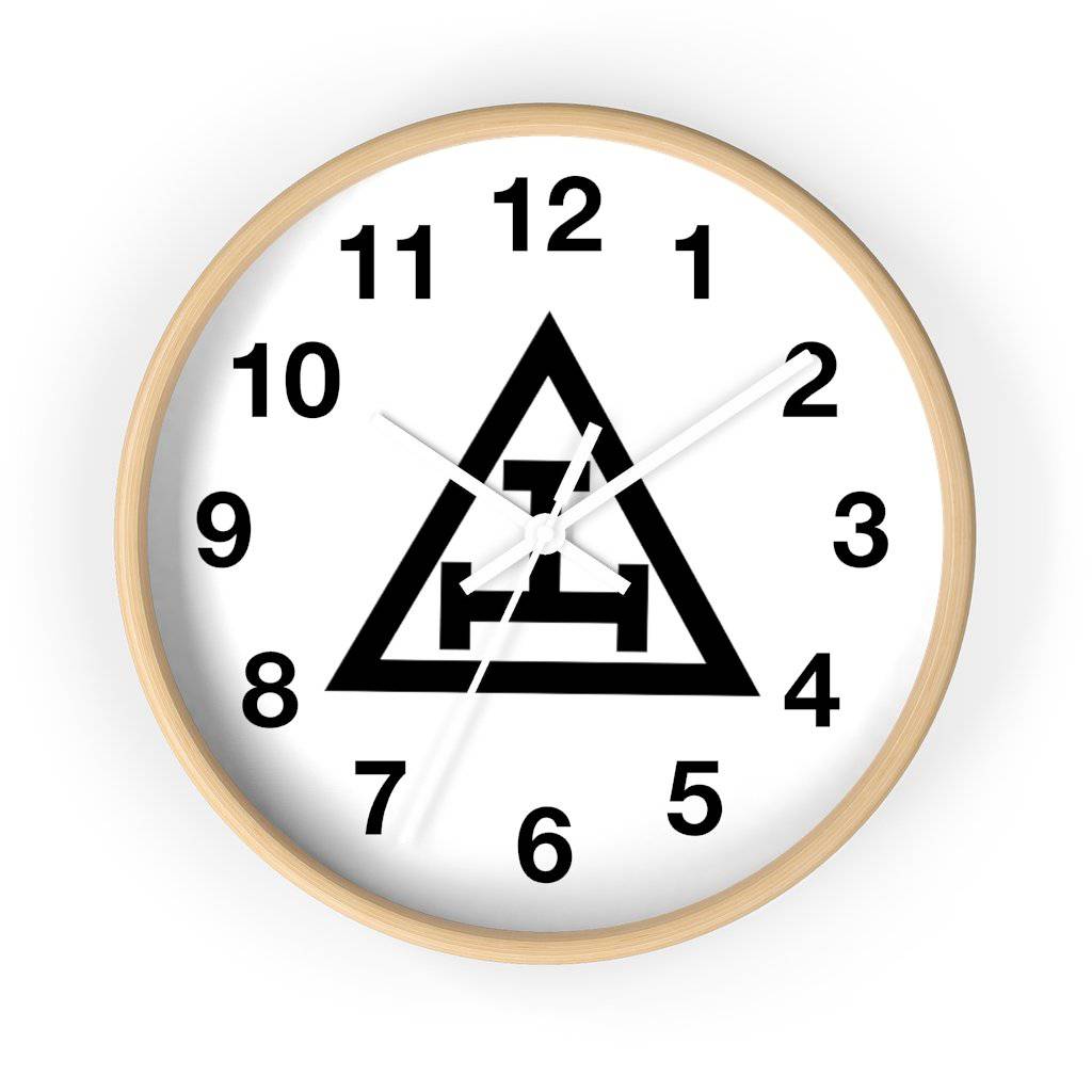 Royal Arch Chapter Clock - Wooden Frame