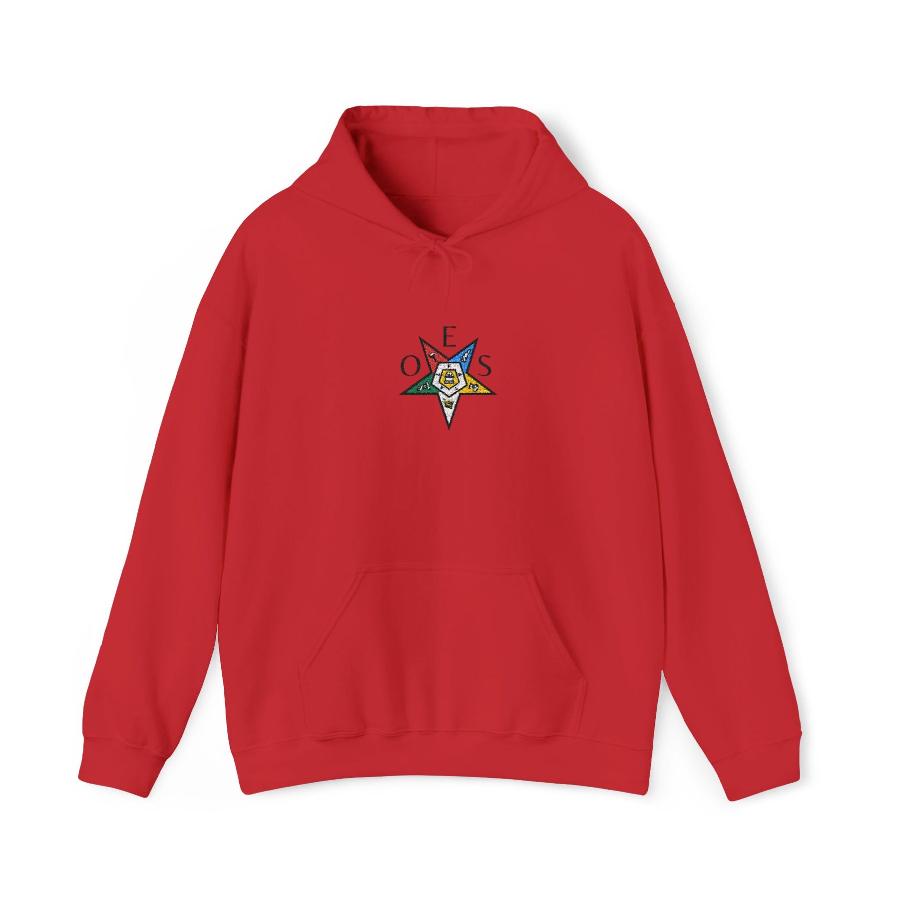 OES Hoodie - Soft Cotton Poly Blend Embroidered Chest - Bricks Masons