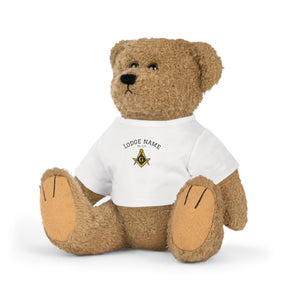 Master Mason Blue Lodge Teddy Bear - Personalizable 4 Plushies - Bricks Masons