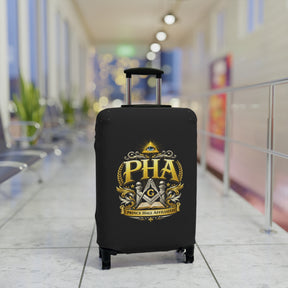 Master Mason Blue Lodge Luggage Cover - PHA Square & Compass G & Eye