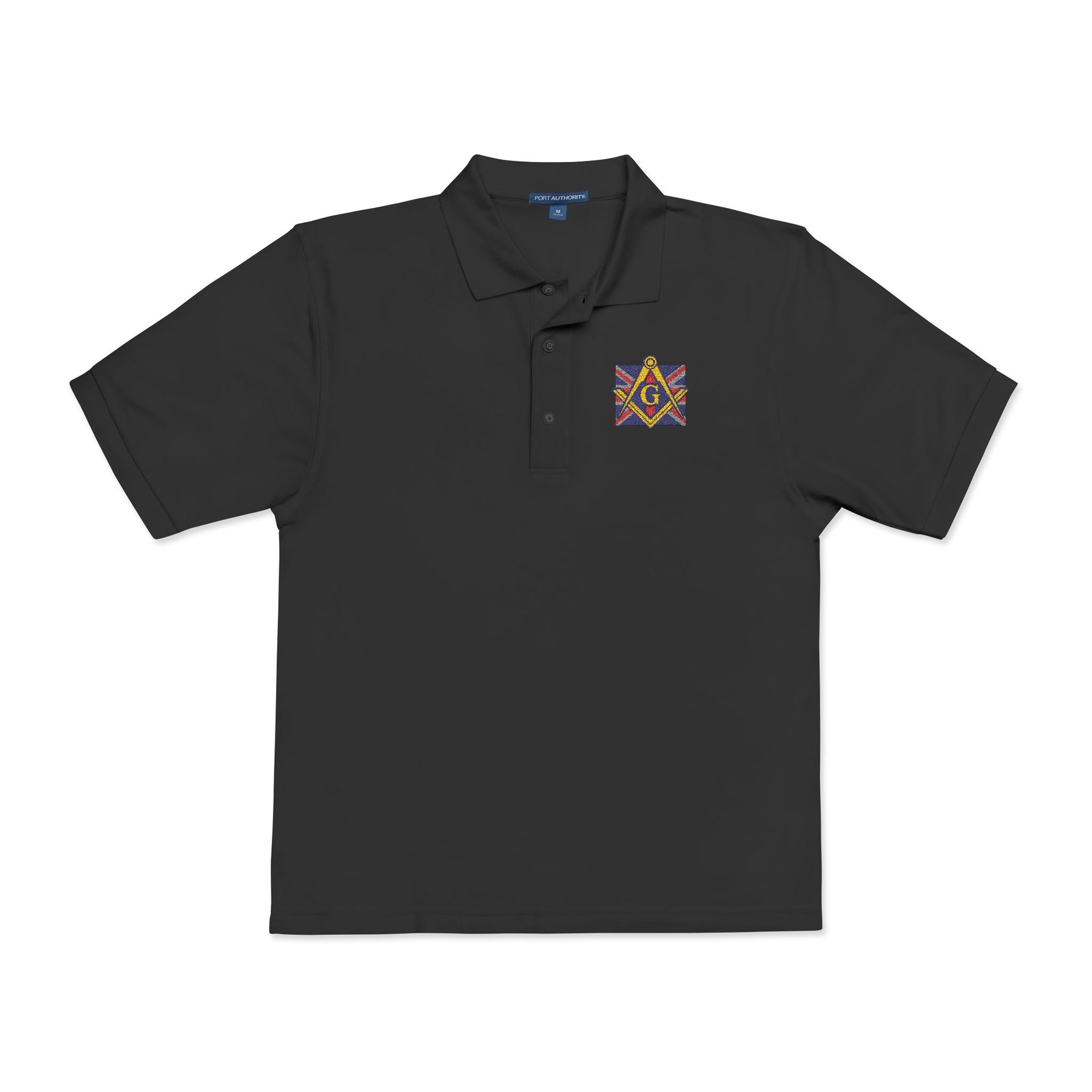 Master Mason Craft Polo Shirt - Embroidered S&C United Kingdom Mason - Bricks Masons