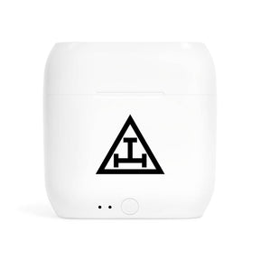 Royal Arch Chapter Earbud - White