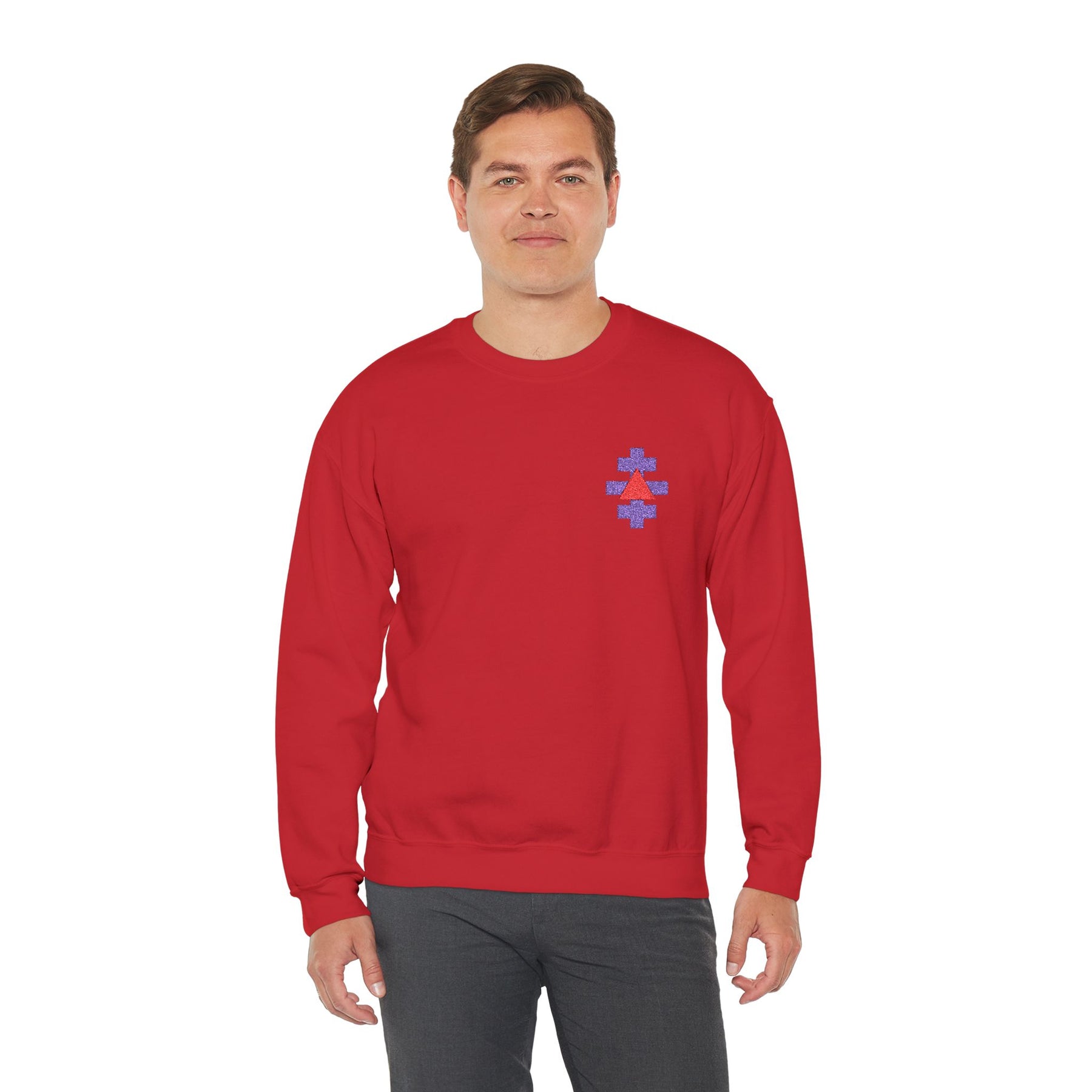 Knight Templar Priests Sweatshirt - Crewneck Embroidered Emblem - Bricks Masons