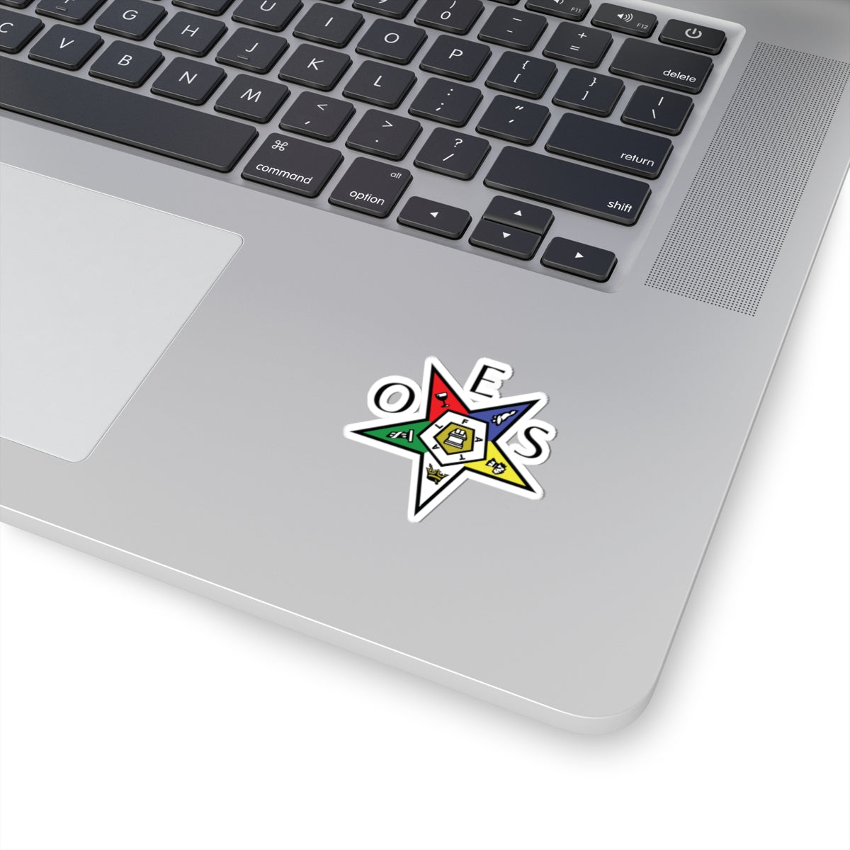 OES Sticker Decal - Kiss-Cut Colorful OES Star - Bricks Masons