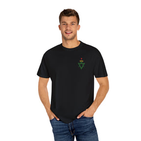 Allied Masonic Degrees T-Shirt - Cotton Garment-Dyed Tee Various Colors - Bricks Masons