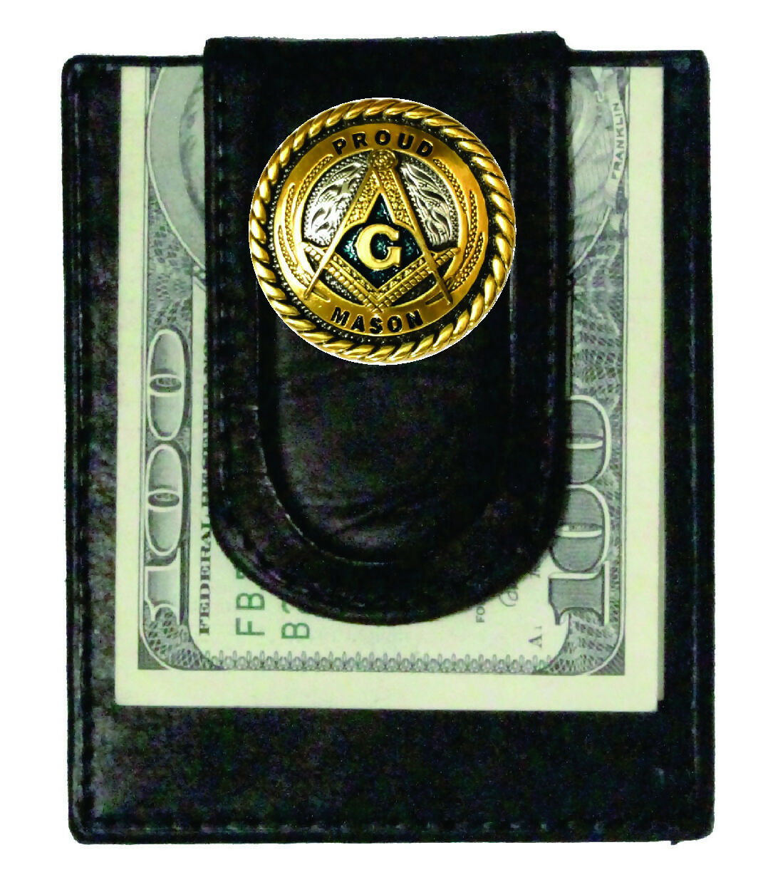 Square and Compasses Paul and Taylor Money Clip Wallet