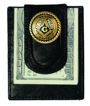 Square and Compasses Paul and Taylor Money Clip Wallet