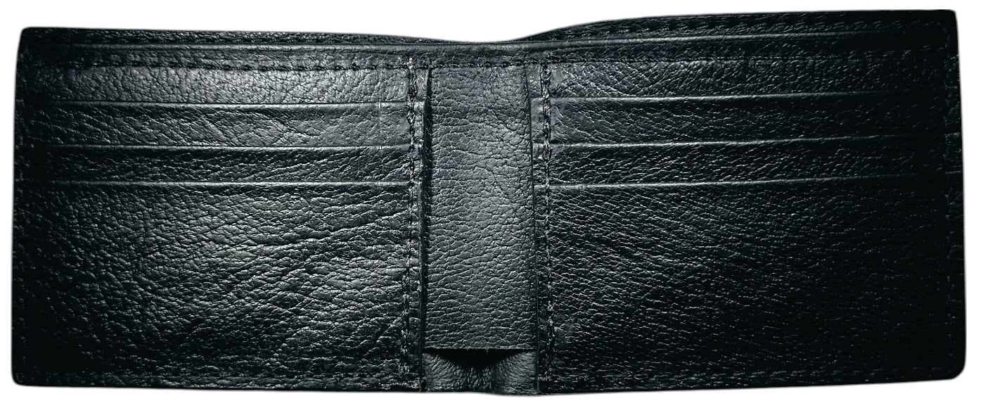 Widows Sons Wallet - Handcrafted Brown Buffalo Leather Bison Bifold