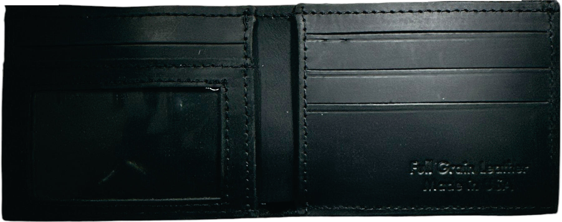 Shriners Wallet - Black Leather Bifold Wallet