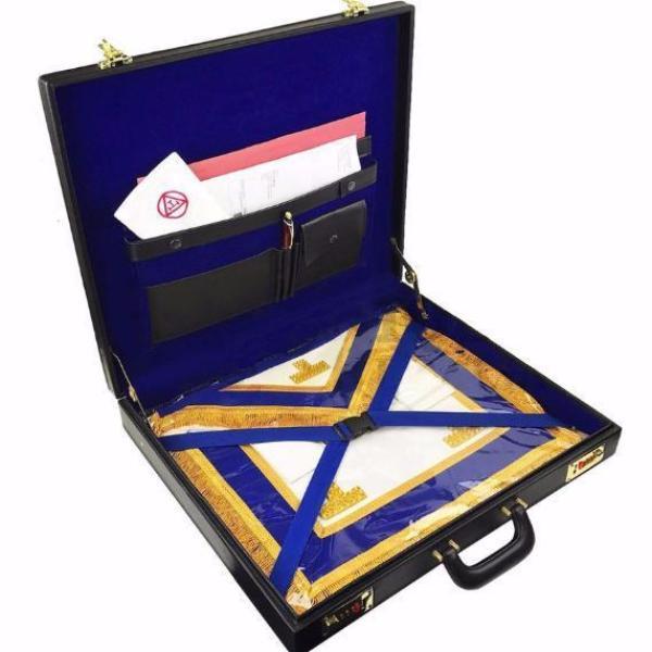 Masonic Apron Case - Black Grand Hard Briefcase