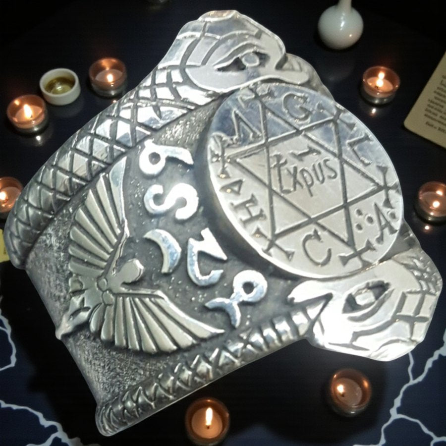 King Solomon's Signet Ring in Silver 2.2 x 1.5 cm 12 g Art 32 - Bricks Masons