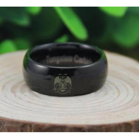 Anillo del Rito Escocés de Grado 32 - Alas Negras