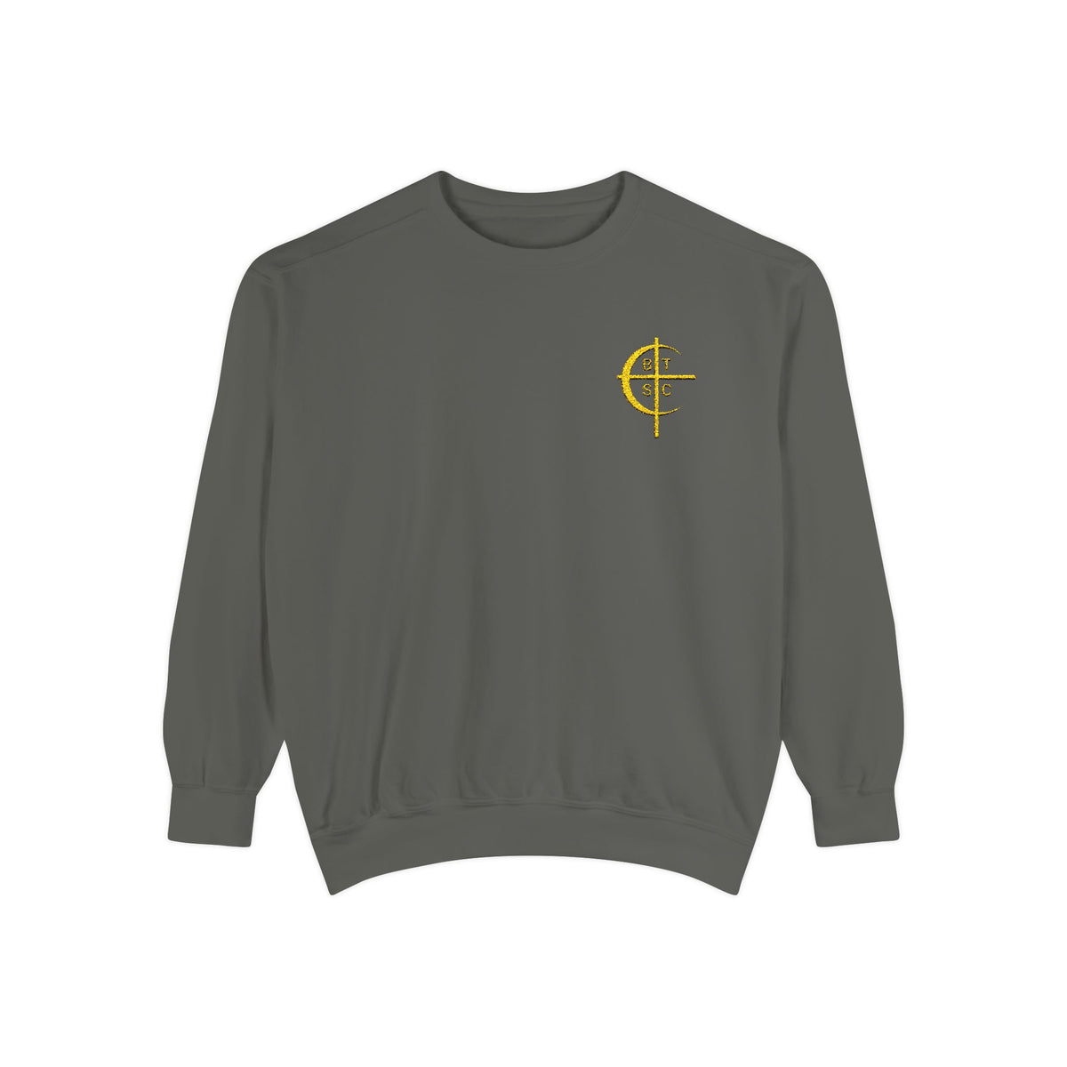 Council of Crusaders Sweatshirt - Embroidered Crusader Cross Chest Crest - Bricks Masons