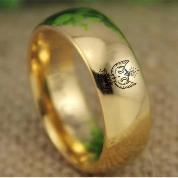 33rd Degree Scottish Rite Ring - Wings Up Gold Color