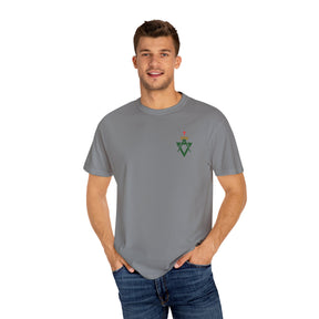 Allied Masonic Degrees T-Shirt - Cotton Garment-Dyed Tee Various Colors - Bricks Masons