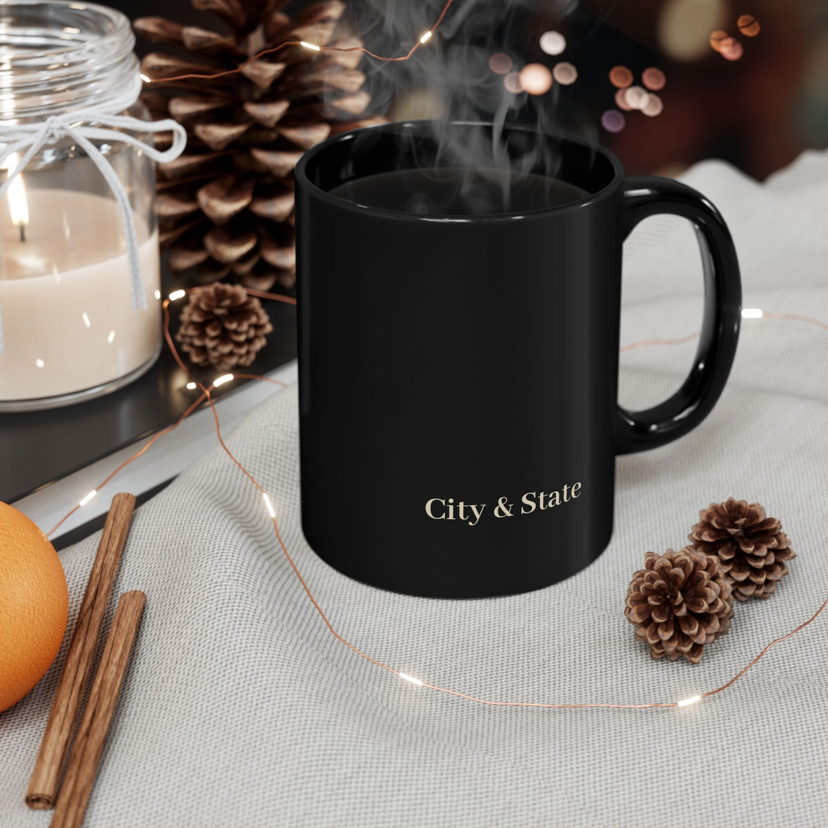 Master Mason Blue Lodge Mug - S&C G Good Morning with Customization - Bricks Masons