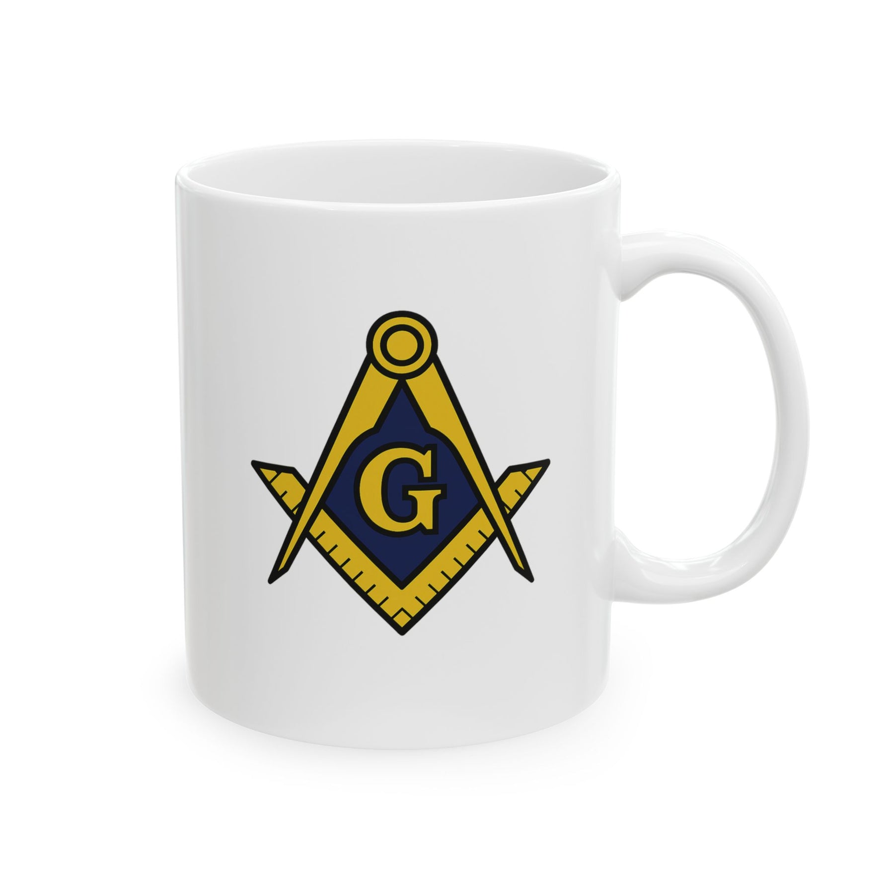 Master Mason Blue Lodge Mug -(11oz, 15oz) - Bricks Masons