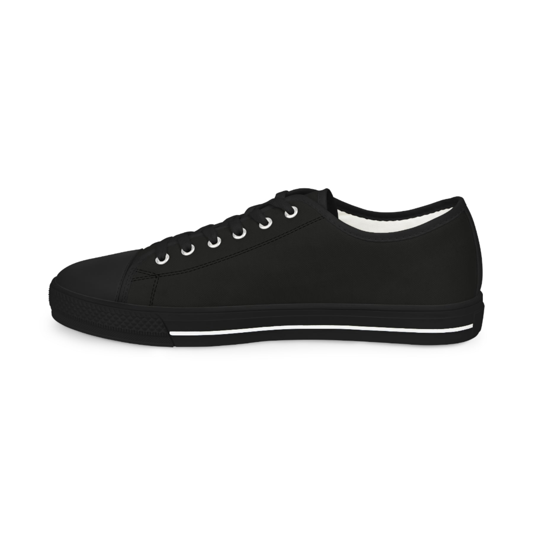 Allied Masonic Degrees Sneaker - Low Top Sneaker Black & White AMD White Emblem - Bricks Masons
