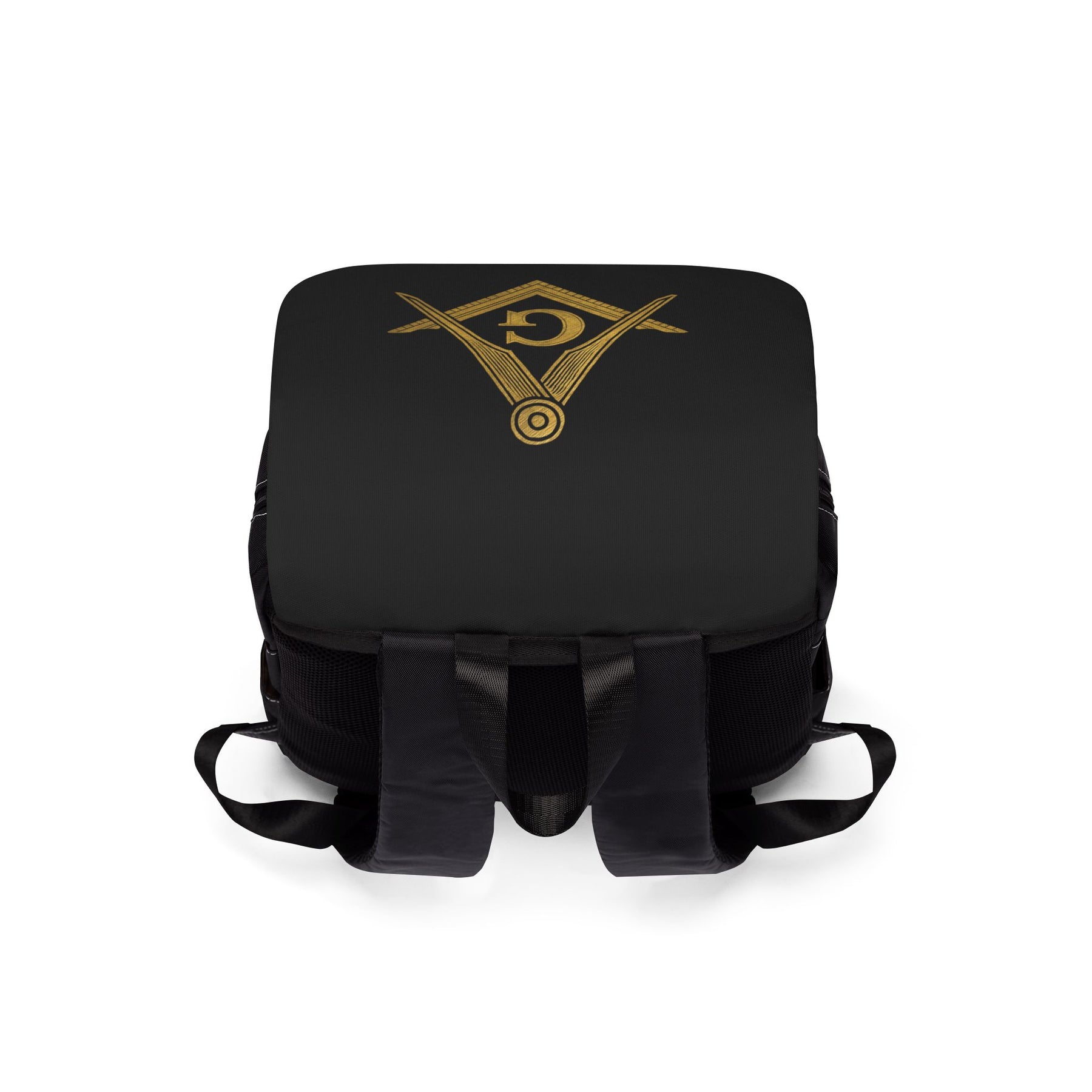 Master Mason Blue Lodge Backpack - Gold Square & Compass G - Bricks Masons