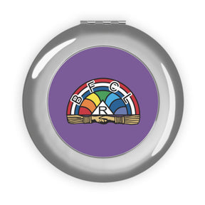 International Order of The Rainbow For Girls Compact Mirror - Rainbow Emblem